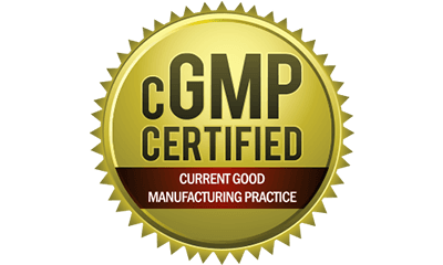 cGMP certified — current good manufacturing practice